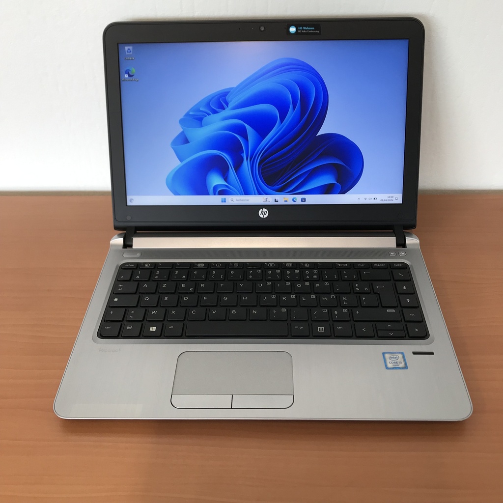 HP ProBook 430 G3  i3-6100U @ 2.30GHz RAM 8 Go  SSD 466 Go ['13'] Windows 11
