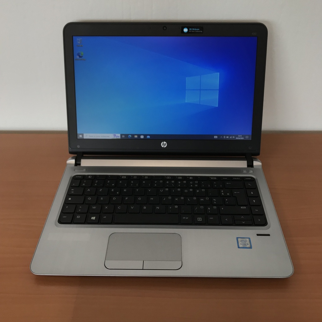 HP ProBook 430 G3  i3-6100U @ 2.30GHz RAM 4 Go  SSD 466 Go ['13'] Windows 10