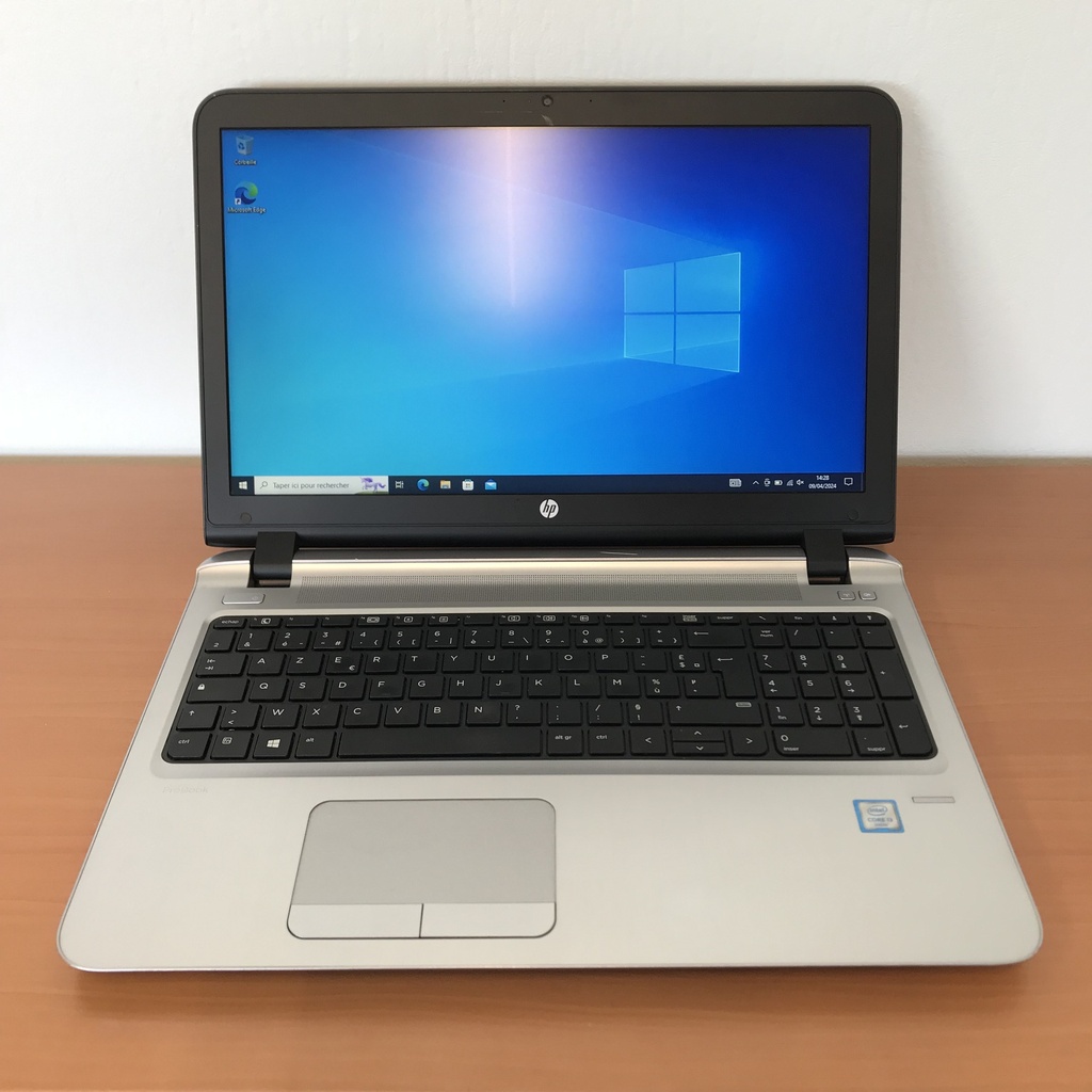 HP ProBook 450 G3  i3-6100U @ 2.30GHz RAM 8 Go SSD 250 Go ['15.6'] Windows 10